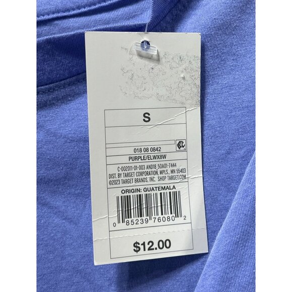 A New Day - Women's Slim Fit Drape T-Shirt - Purple - Small - Picture 10 of 16